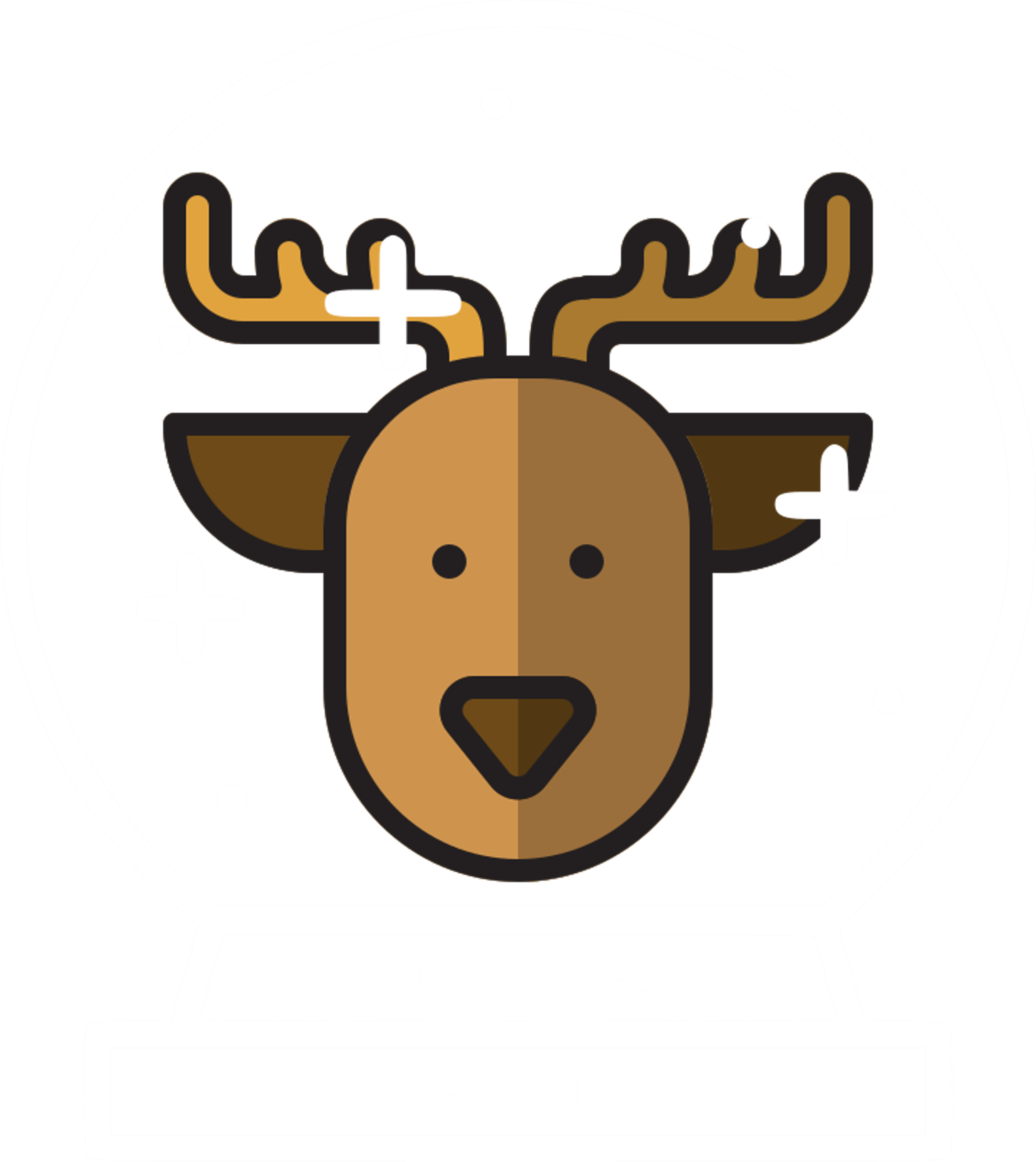 Christmas Feeling Logo Weiss